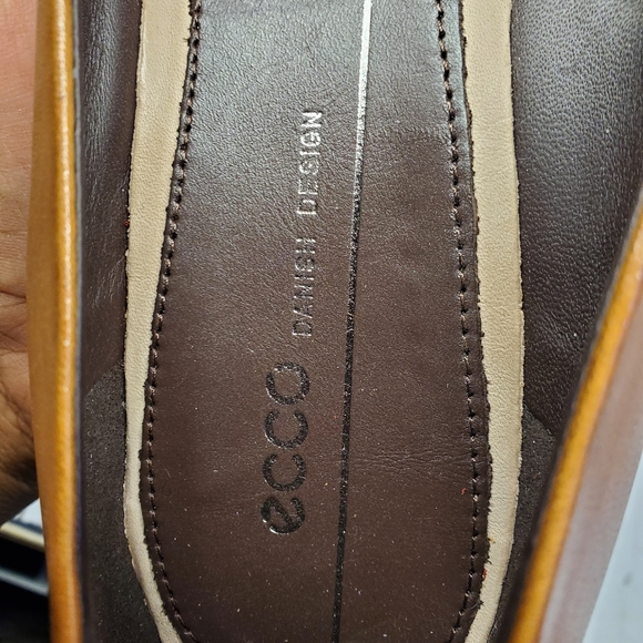 ECCO Women's Wedge Heels Brown Size 8-8.5 - Picture 7 of 10